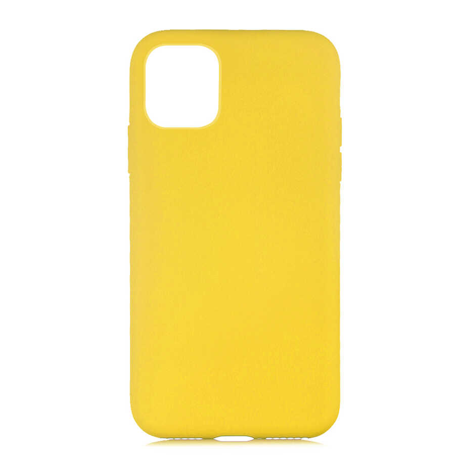 iPhone Uyumlu 12 Mini Kılıf Zore LSR Lansman Kapak-Sarı