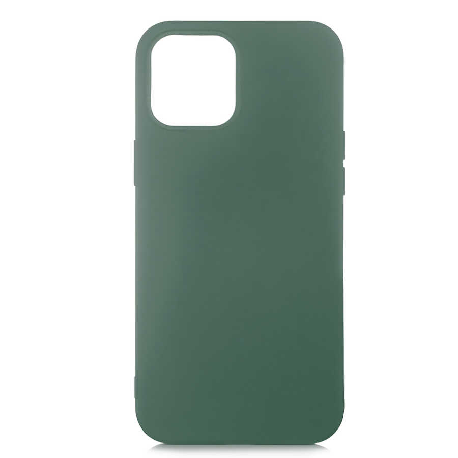 iPhone Uyumlu 12 Pro Max Kılıf Zore LSR Lansman Kapak-Koyu yeşil