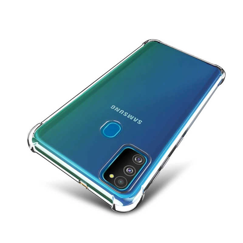 Galaxy Uyumlu M21 Kılıf Zore Nitro Toz Korumalı Shock Silikon