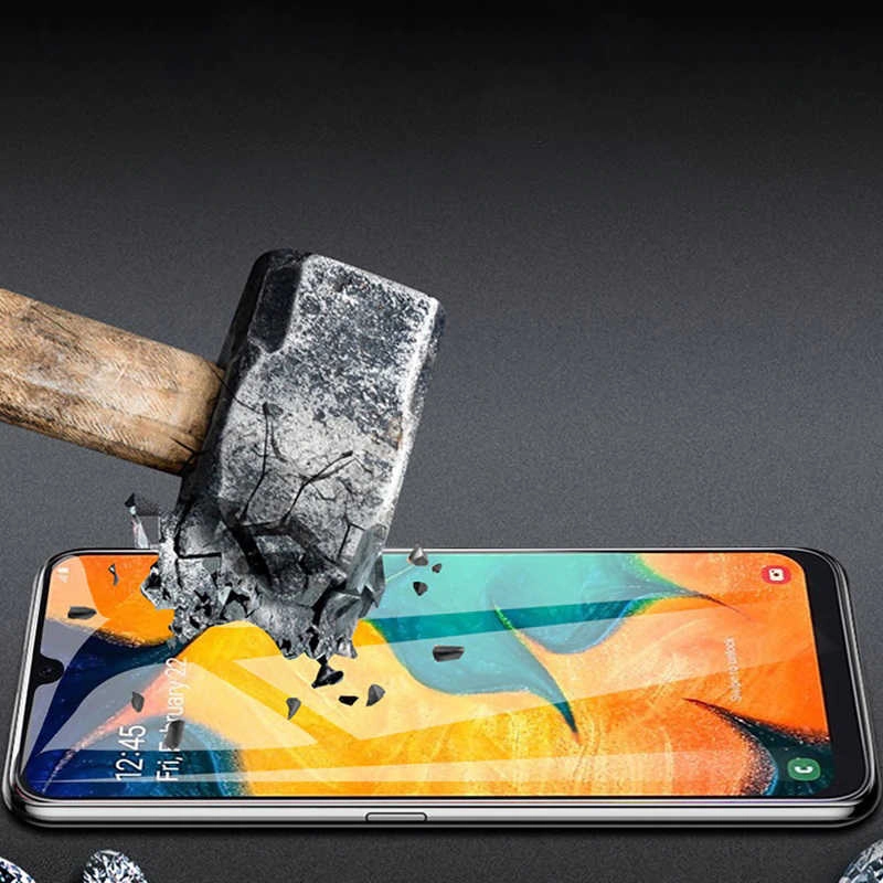 Galaxy Uyumlu M21 Zore Kenarları Kırılmaya Dayanıklı Cam Ekran Koruyucu
