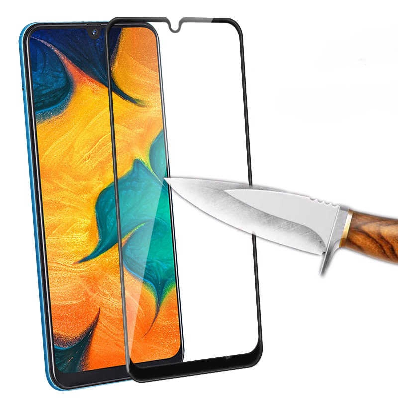Galaxy Uyumlu M21 Zore Kenarları Kırılmaya Dayanıklı Cam Ekran Koruyucu