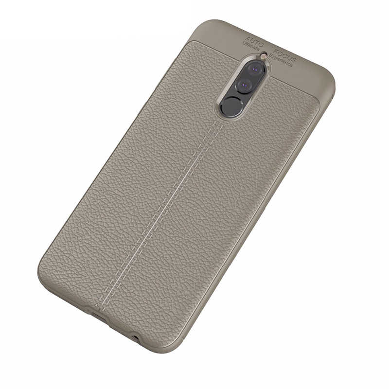 Huawei Uyumlu Mate 10 Lite Kılıf Zore Niss Silikon Kapak-Gri