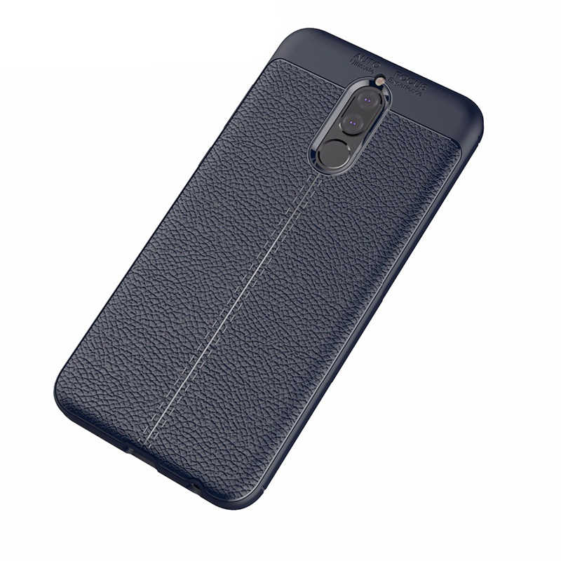Huawei Uyumlu Mate 10 Lite Kılıf Zore Niss Silikon Kapak-Lacivert