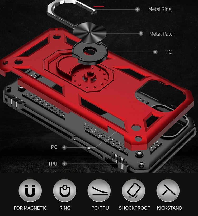 iPhone Uyumlu 12 Mini Kılıf Zore Vega Kapak