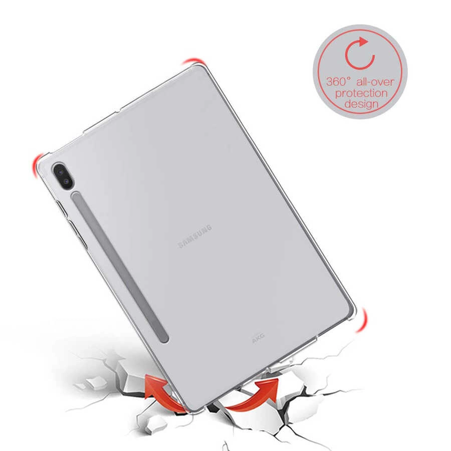 Galaxy Uyumlu Tab S7 T870 Kılıf Zore Tablet Süper Silikon Kapak