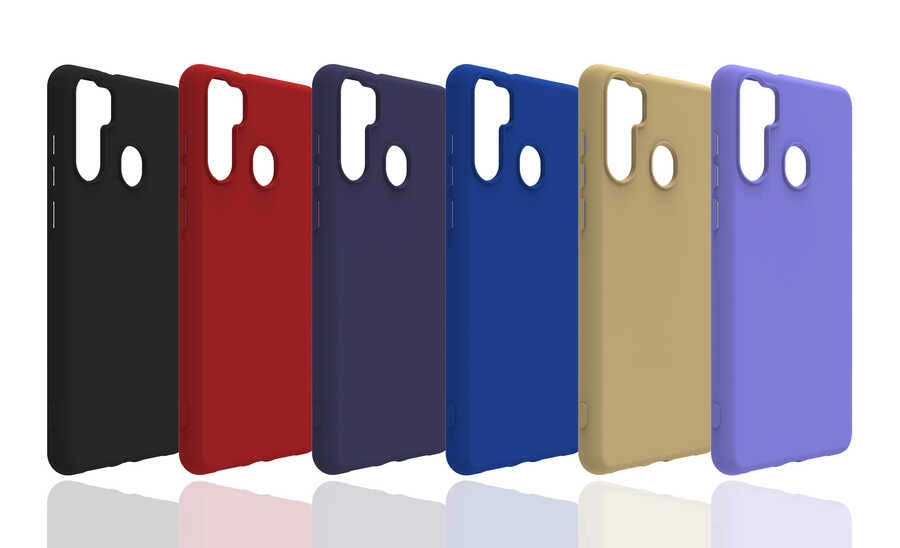Reeder P13 Blue Max Kılıf Zore Biye Silikon