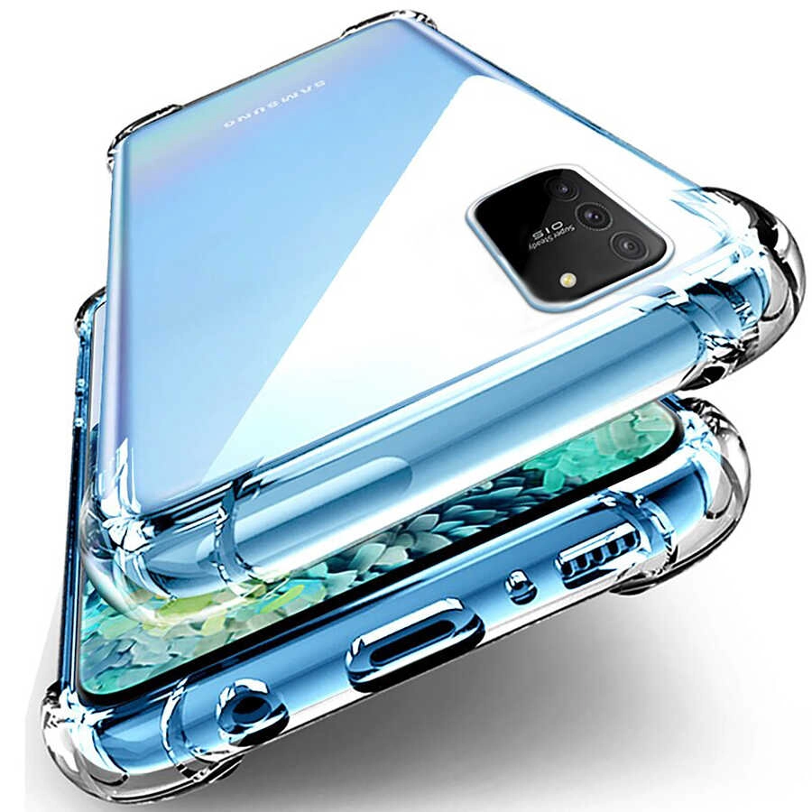 Galaxy Uyumlu A91 (S10 Lite) Kılıf Zore Nitro Toz Korumalı Shock Silikon
