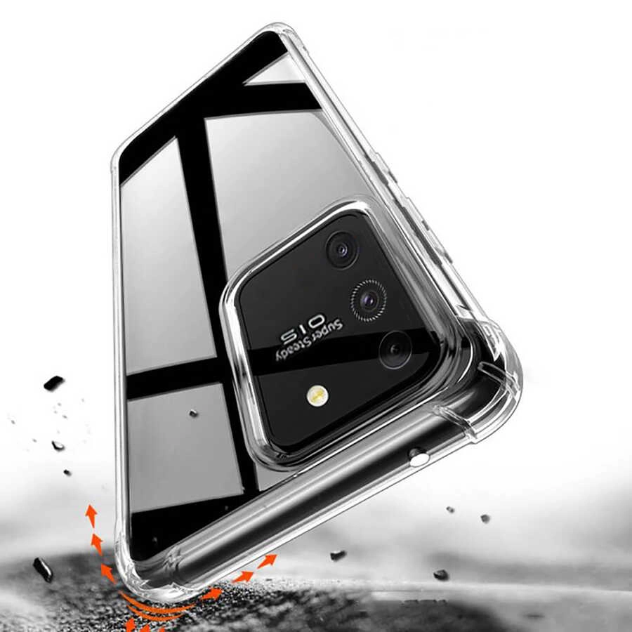 Galaxy Uyumlu A91 (S10 Lite) Kılıf Zore Nitro Toz Korumalı Shock Silikon