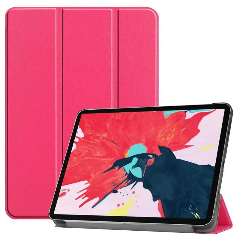 iPad Uyumlu Air 10.9 2020 (4.Nesil) Zore Smart Kapak Standlı 1-1 Kılıf-Pembe