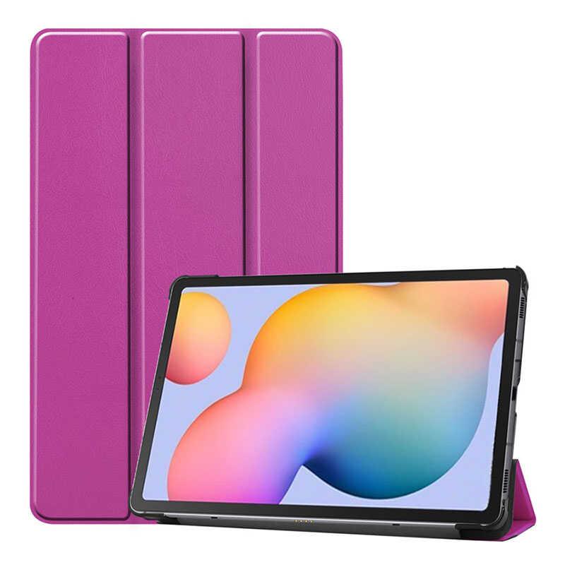 Galaxy Uyumlu Tab A7 10.4 T500 (2020) Zore Smart Kapak Standlı 1-1 Kılıf-Mor