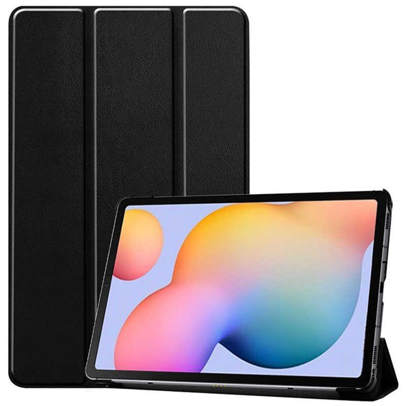 Galaxy Uyumlu Tab S7 T870 Zore Smart Kapak Standlı 1-1 Kılıf-Siyah