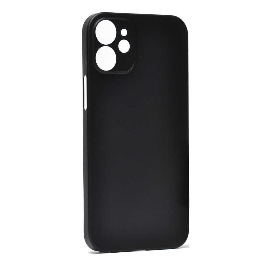 iPhone Uyumlu 12 Kılıf Zore 1.Kalite PP Silikon-Siyah