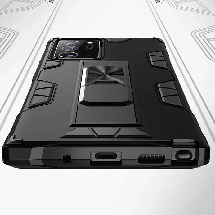 Galaxy Uyumlu Note 20 Ultra Kılıf Zore Volve Kapak-Kırmızı