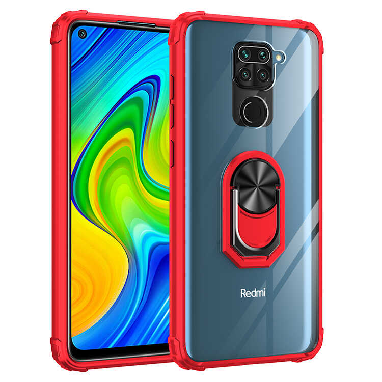 Xiaomi Uyumlu  Redmi Note 9 Kılıf Zore Mola Kapak-Kırmızı