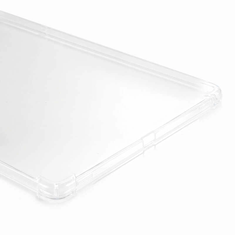 Galaxy Uyumlu Tab S7 Plus T970 Kılıf Zore Tablet Nitro Toz Korumalı Shock Silikon Kapak