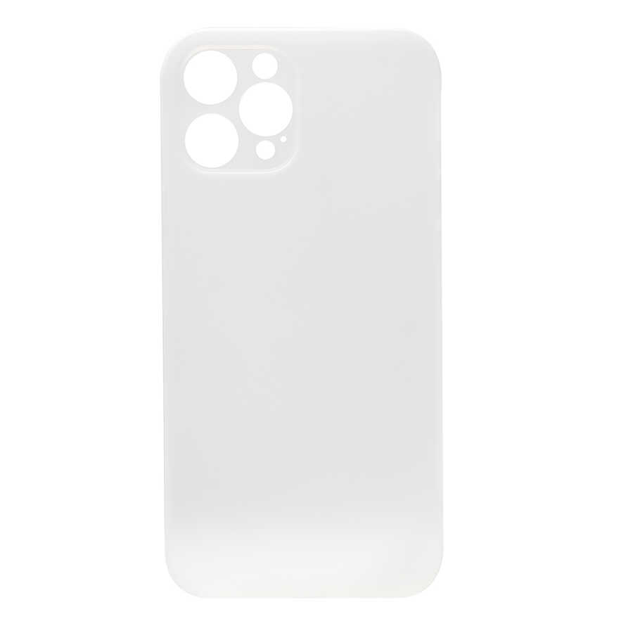 iPhone Uyumlu 12 Pro Max Kılıf Zore 1.Kalite PP Silikon-Beyaz