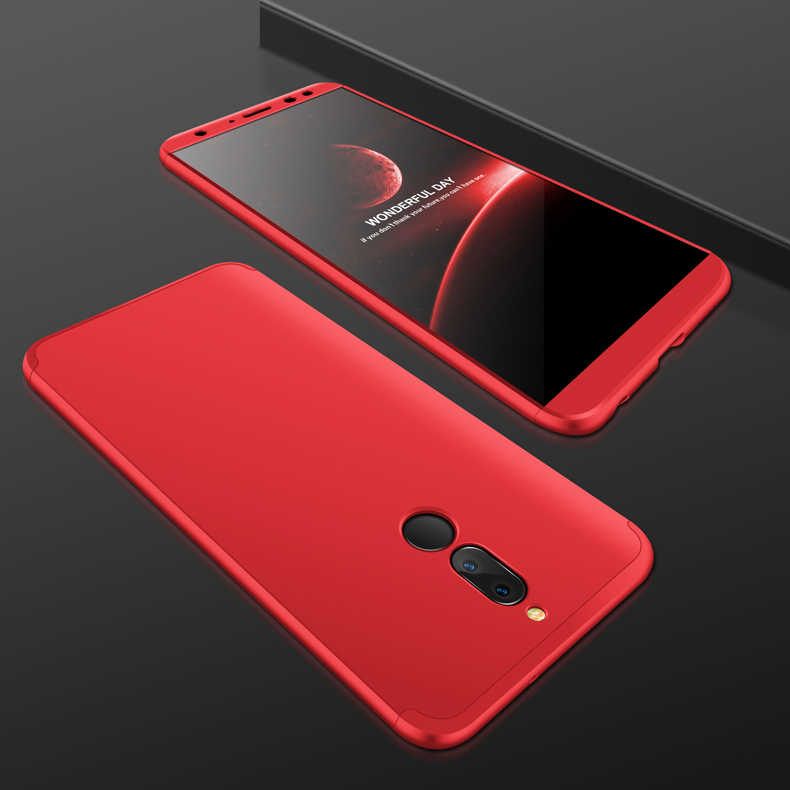 Huawei Uyumlu Mate 10 Lite Kılıf Zore Ays Kapak-Kırmızı