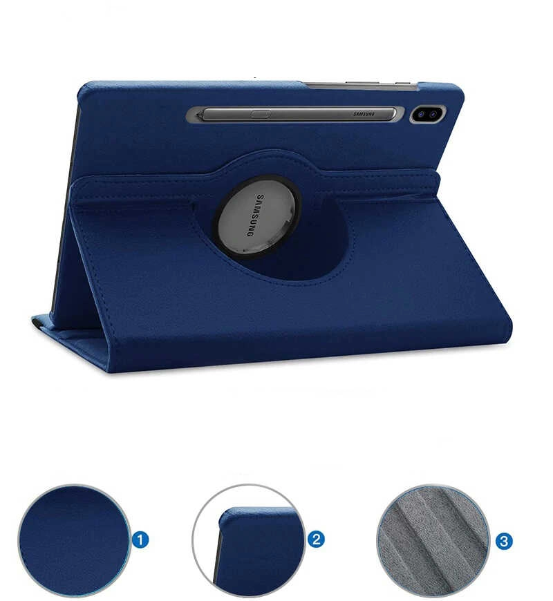 Galaxy Uyumlu Tab S7 T870 Zore Dönebilen Standlı Kılıf