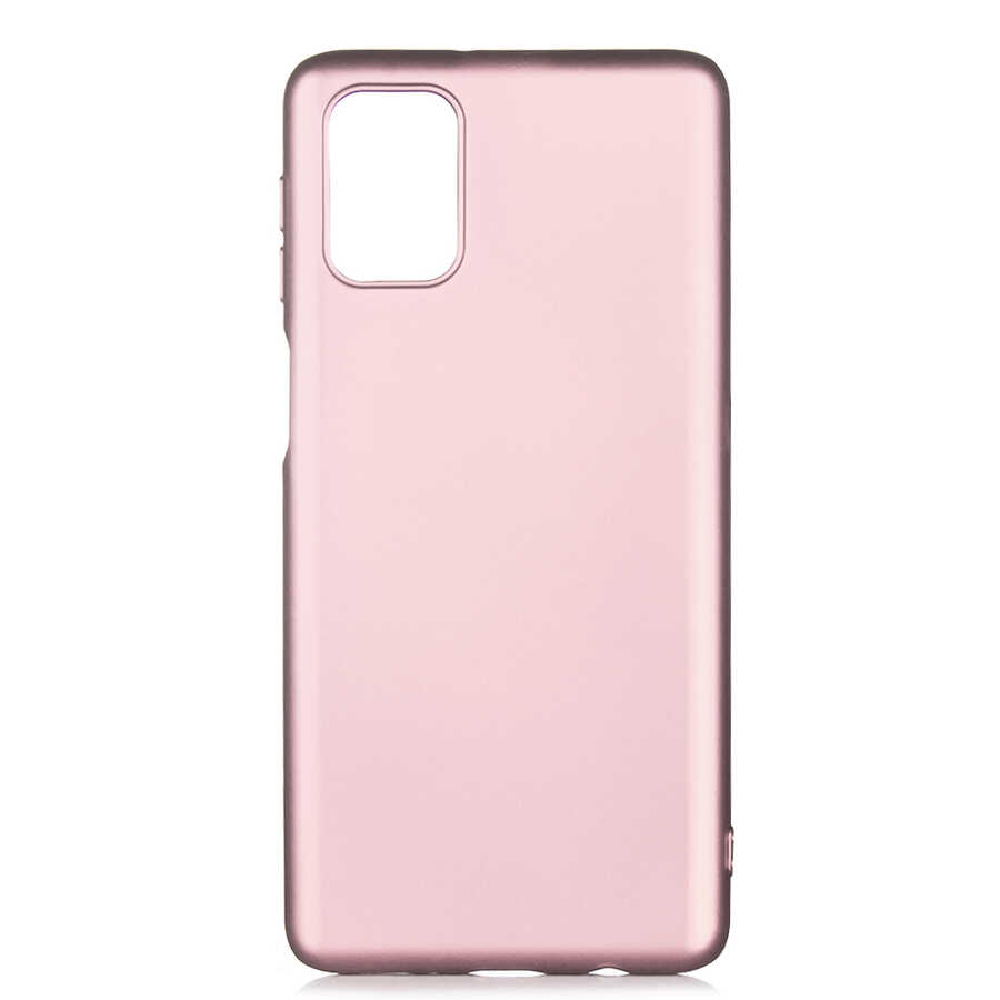 Galaxy Uyumlu M31S Kılıf Zore Premier Silikon Kapak-Rose gold