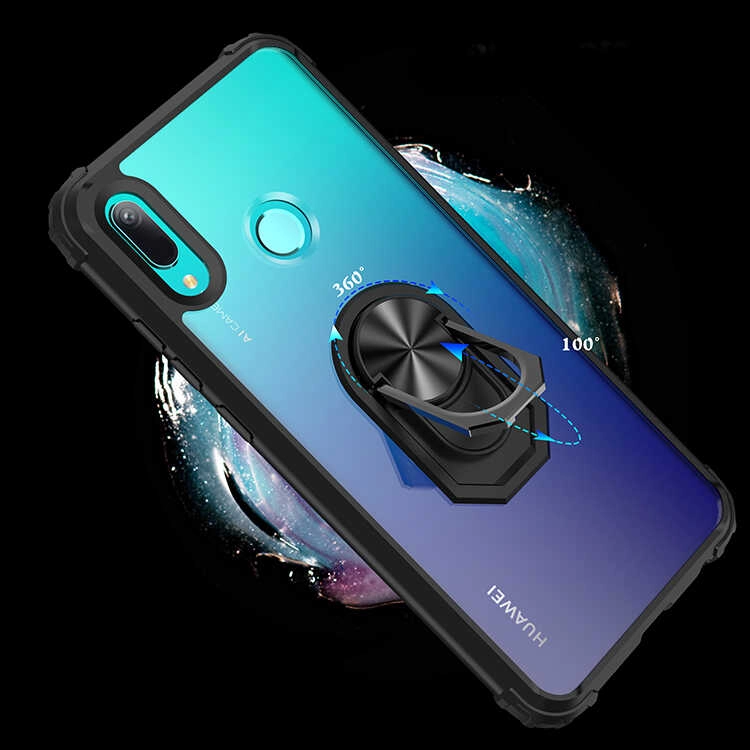 Huawei Uyumlu Y6 2019 Kılıf Zore Mola Kapak-Kırmızı