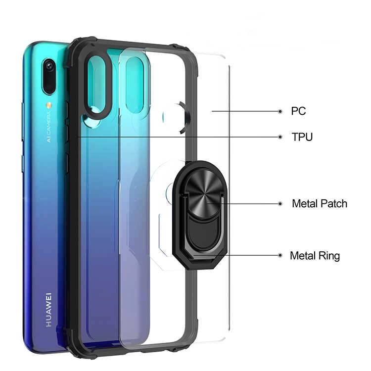 Huawei Uyumlu Y6 2019 Kılıf Zore Mola Kapak-Kırmızı