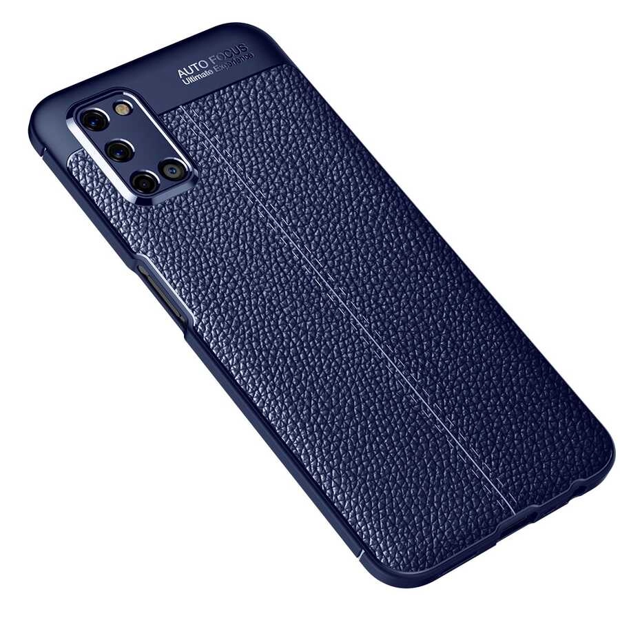 Oppo A52 Kılıf Zore Niss Silikon Kapak-Lacivert