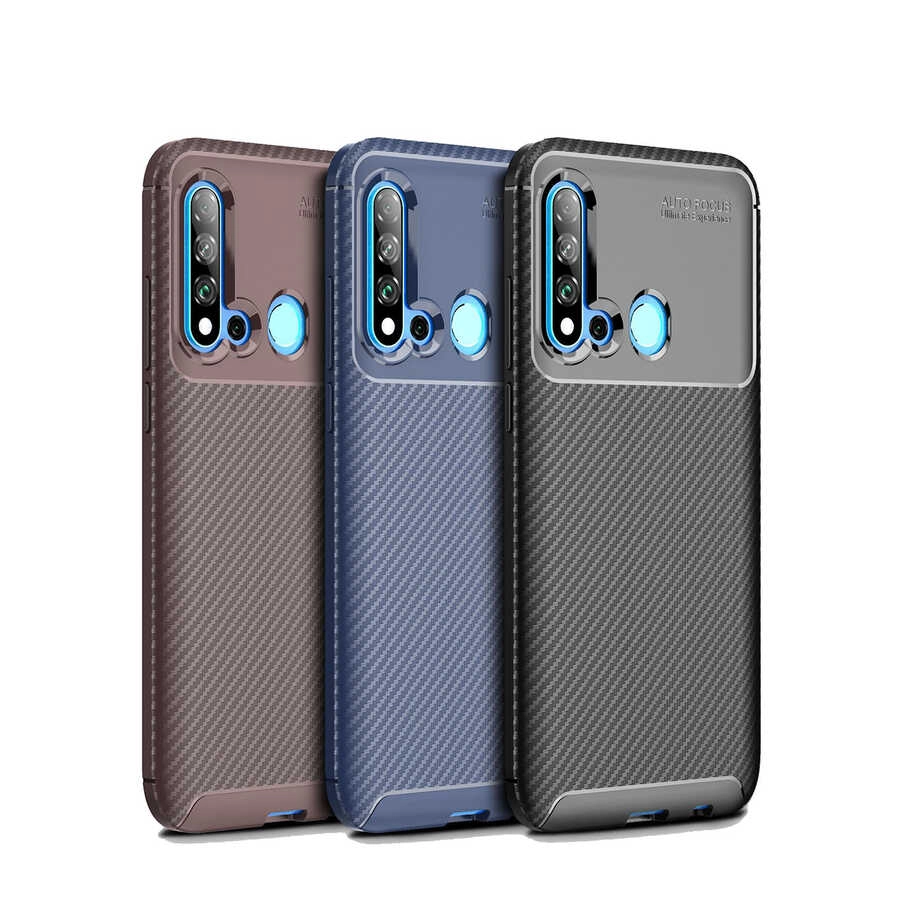 Huawei Uyumlu P20 Lite 2019 Kılıf Zore Negro Silikon Kapak