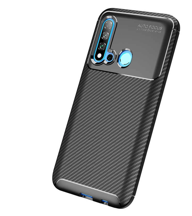 Huawei Uyumlu P20 Lite 2019 Kılıf Zore Negro Silikon Kapak