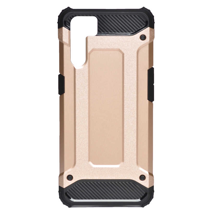 Oppo A91 Kılıf Zore Crash Silikon Kapak-Rose gold