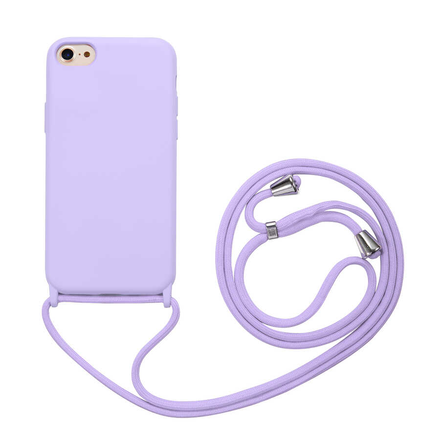 iPhone Uyumlu 7 Kılıf Zore Ropi Kapak-Mor
