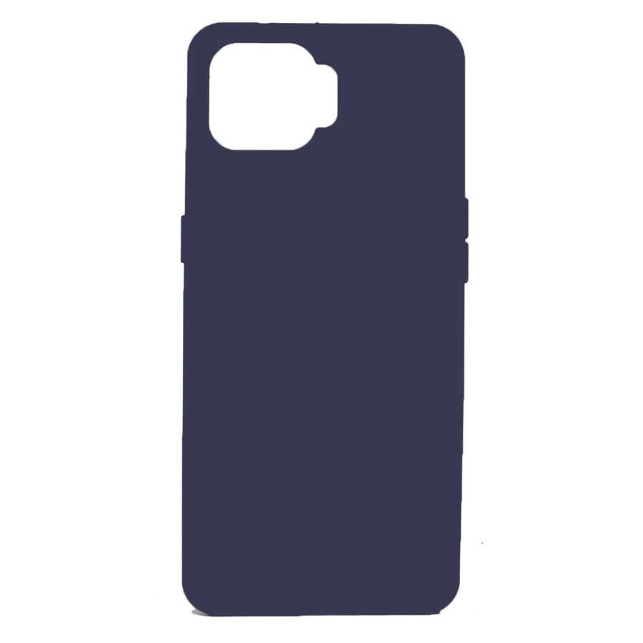 Oppo Reno 4 Lite Kılıf Zore Biye Silikon-Lacivert