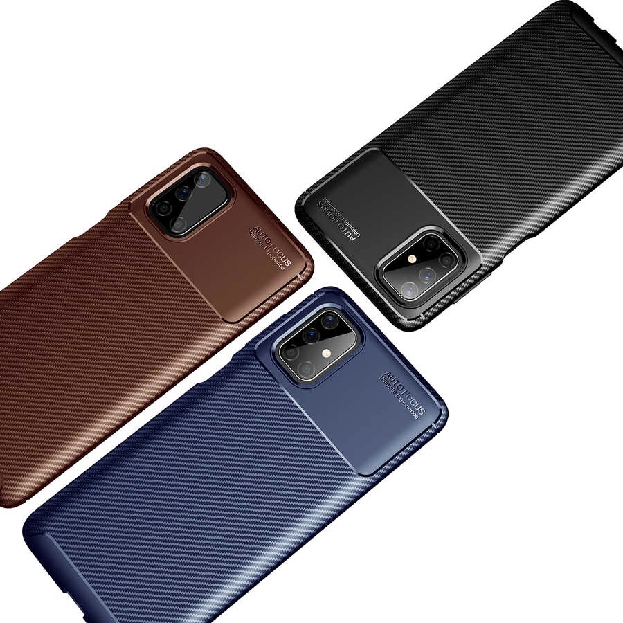 Galaxy Uyumlu M51 Kılıf Zore Negro Silikon Kapak