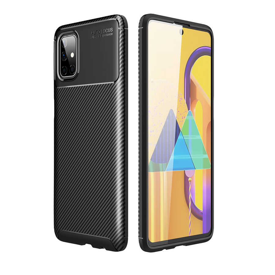 Galaxy Uyumlu M51 Kılıf Zore Negro Silikon Kapak