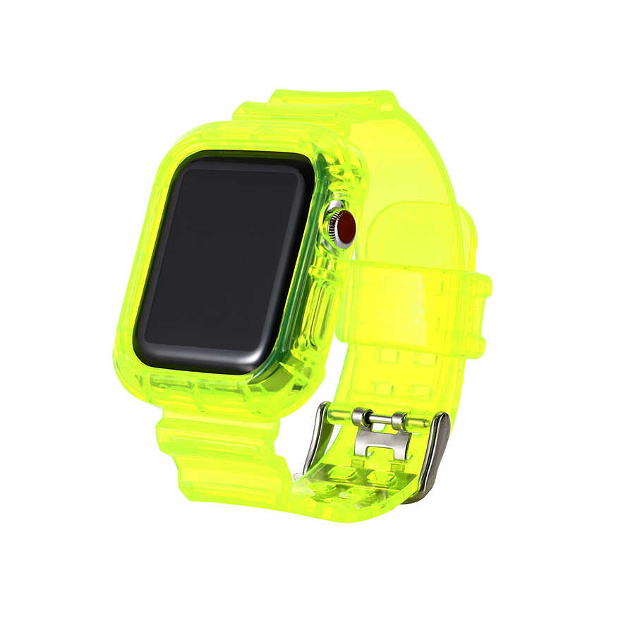 Watch 44mm KRD-27 Silikon Kordon-Sarı