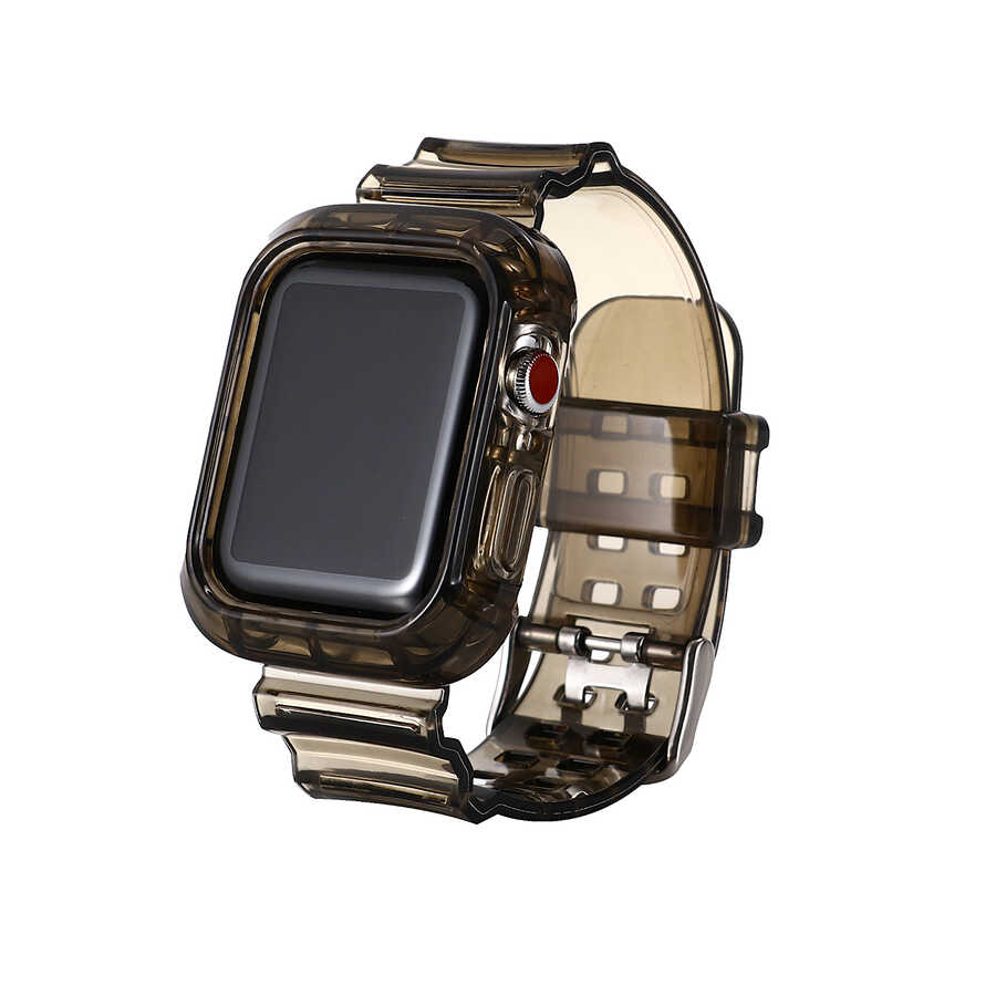 Watch 44mm KRD-27 Silikon Kordon-Siyah
