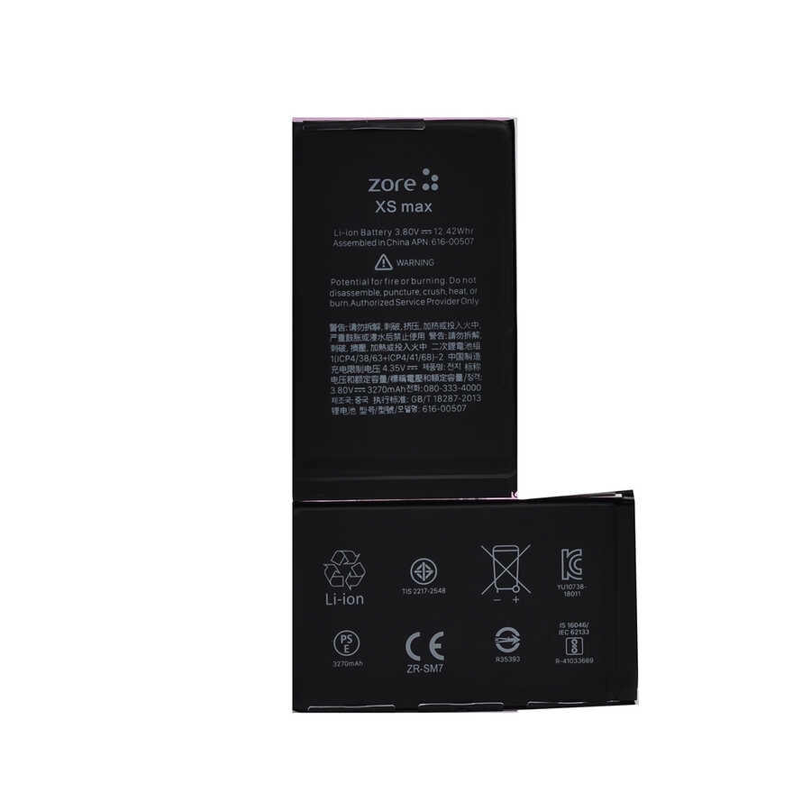iPhone Uyumlu XS Max 6.5 Zore Vogy Batarya