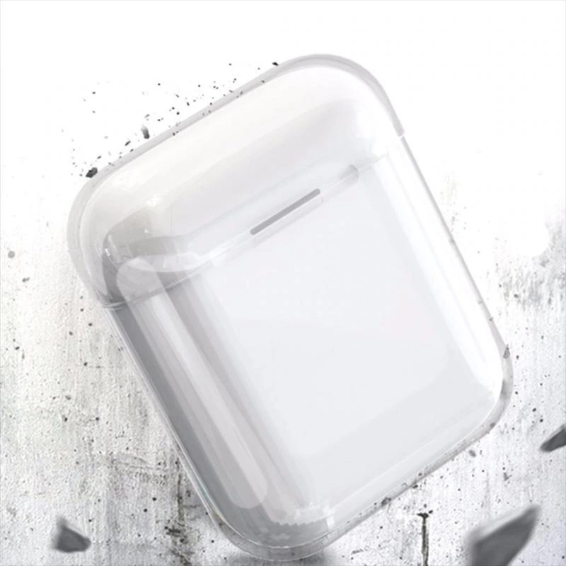 Airpods Uyumlu Kılıf Şeffaf Sert Kristal Zore Airbag 14 Kılıf
