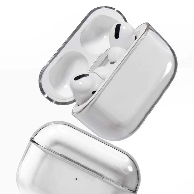 Airpods Uyumlu Pro Kılıf Şeffaf Sert Kristal Zore Airbag 14 Kılıf