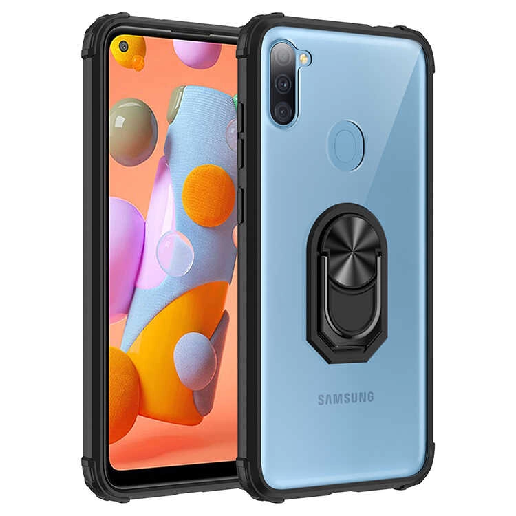 Galaxy Uyumlu M11 Kılıf Zore Mola Kapak-Siyah