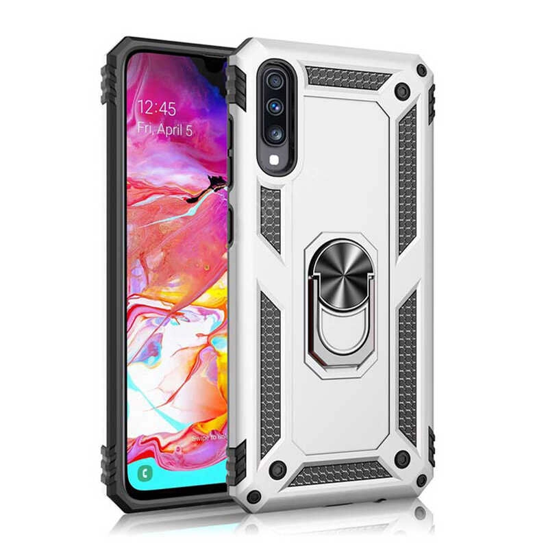 Huawei Uyumlu P Smart Pro 2019 Kılıf Zore Vega Kapak-Gri