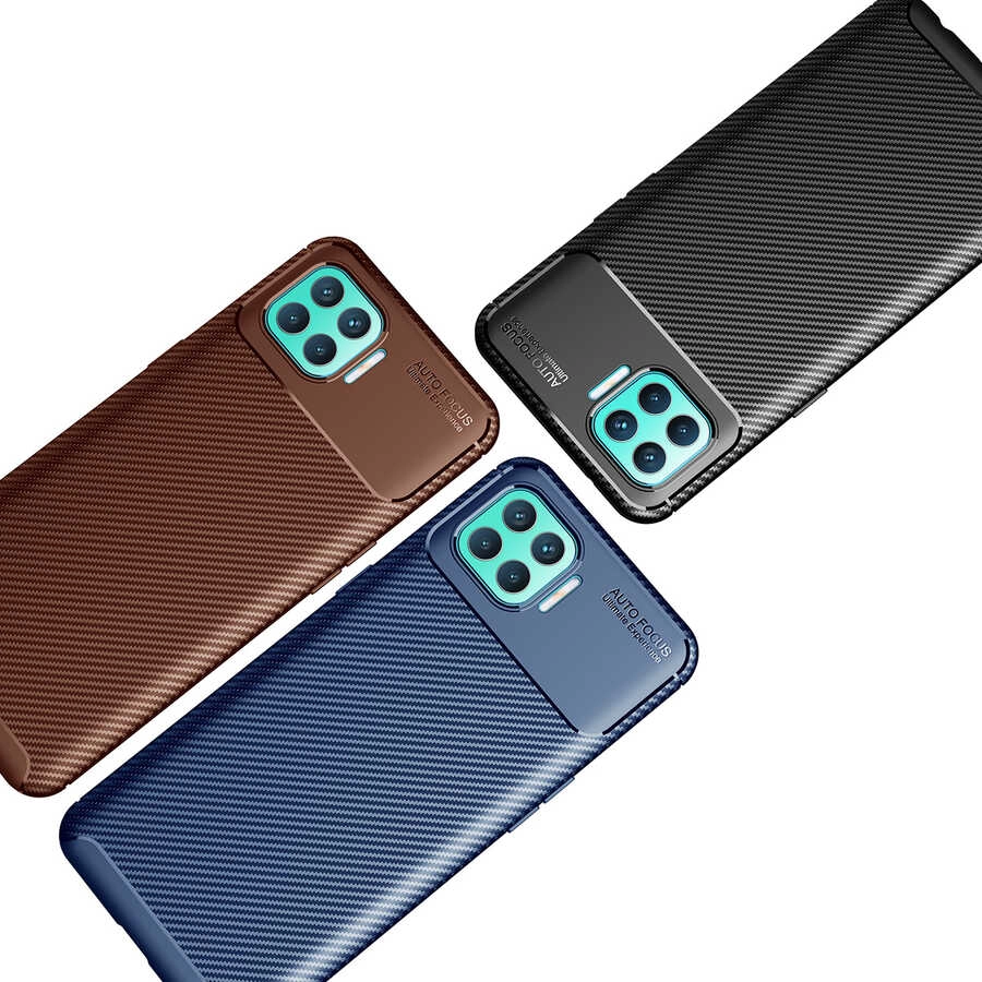 Oppo Reno 4 Lite Kılıf Zore Negro Silikon Kapak