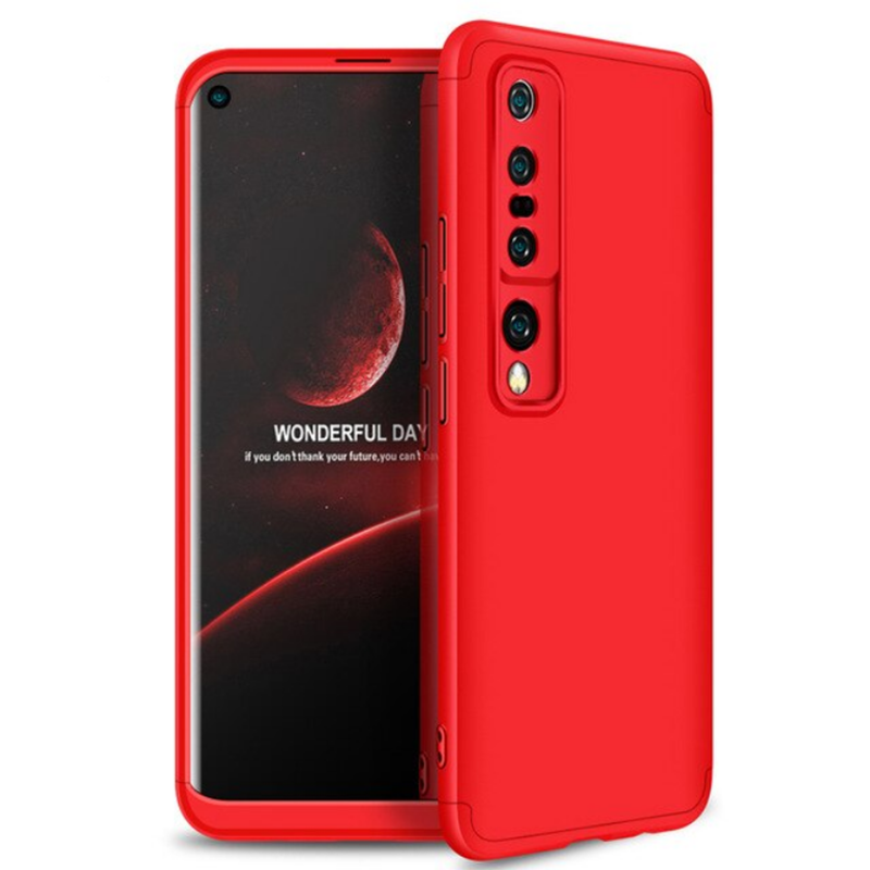 Xiaomi Uyumlu  Mi 10 Pro Kılıf Zore Ays Kapak-Kırmızı