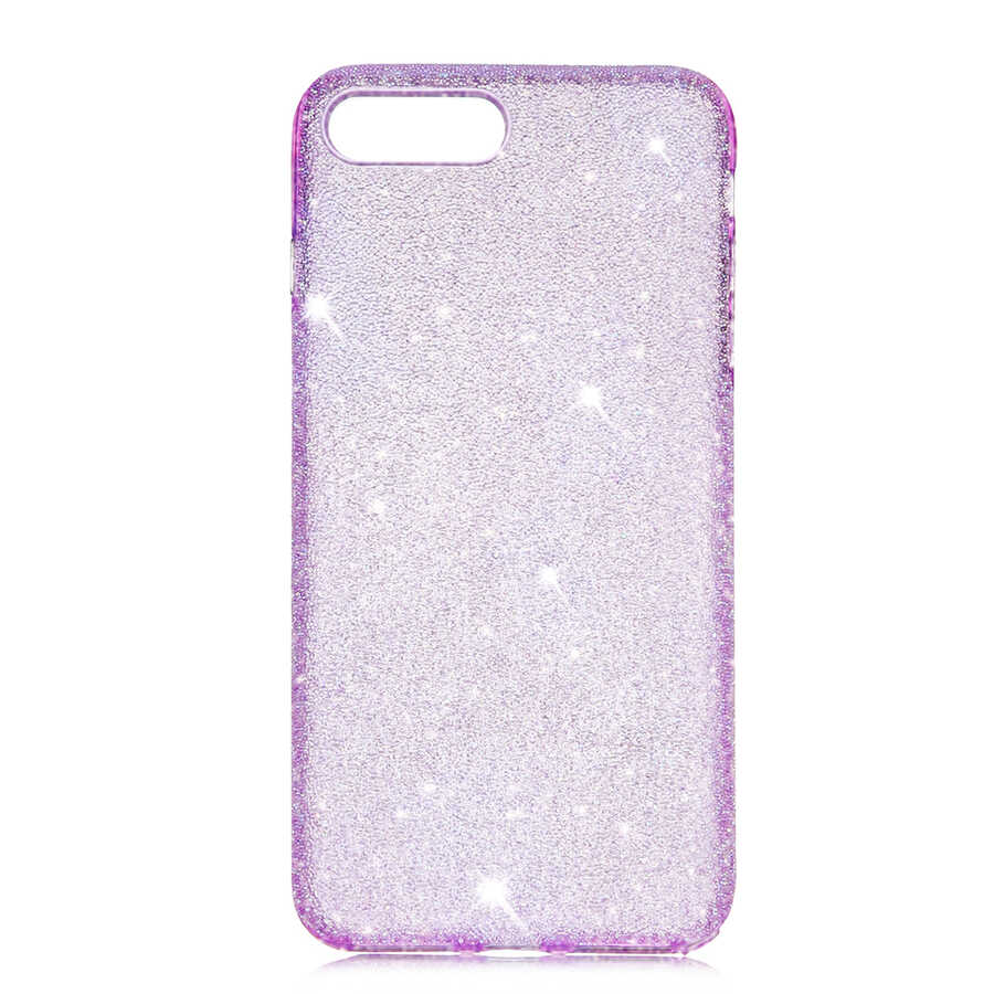 iPhone Uyumlu 7 Plus Kılıf ​​​Zore Eni Kapak-Mor