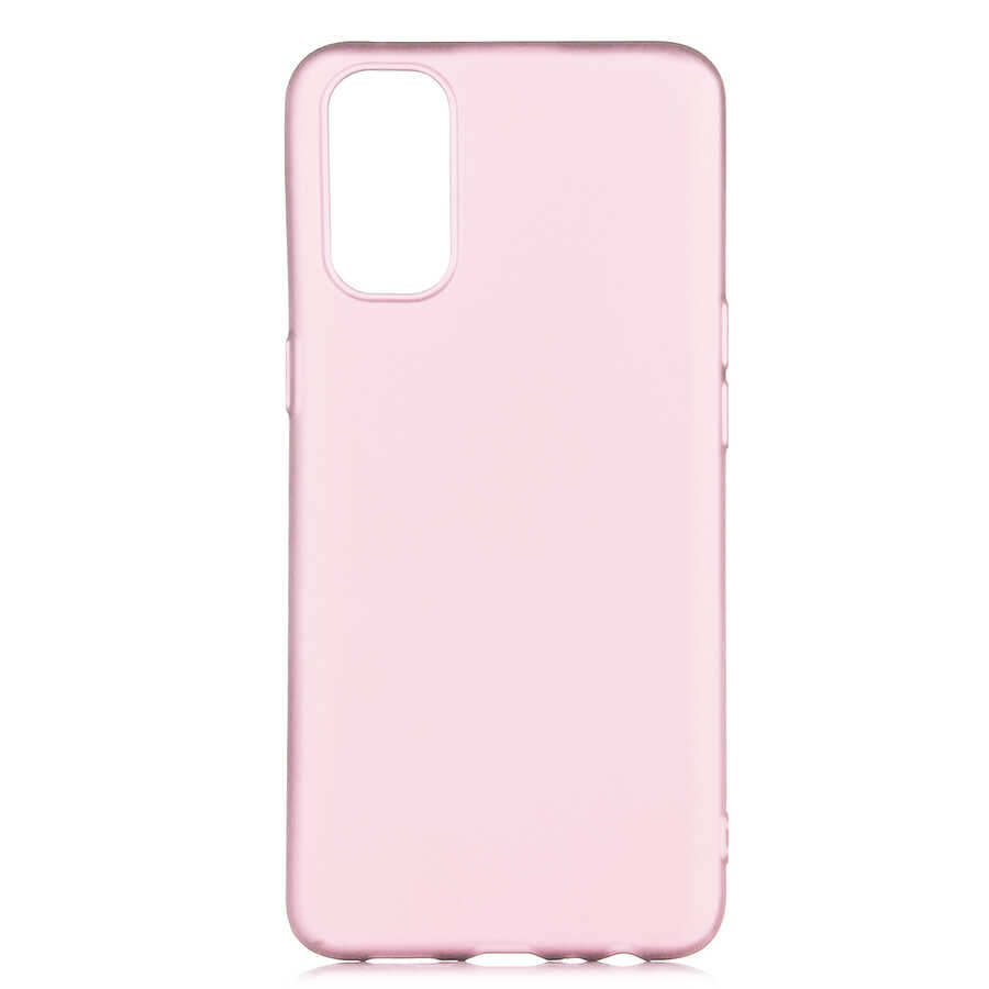 Oppo Reno 4 Kılıf Zore Premier Silikon Kapak-Rose gold