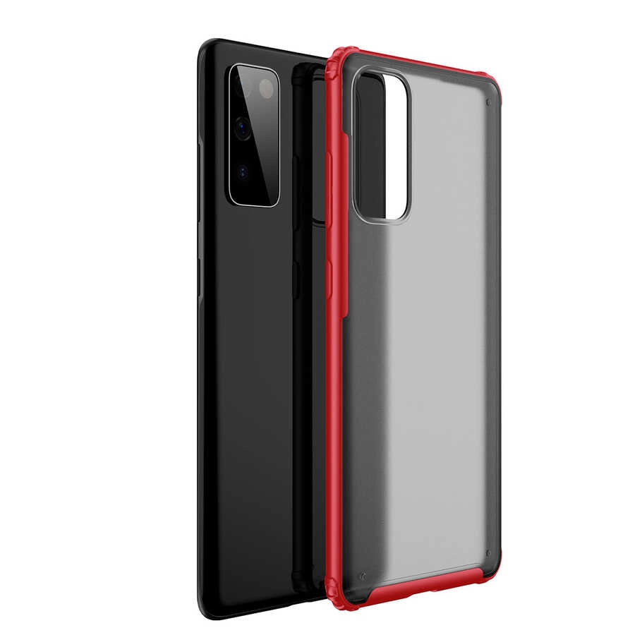Galaxy Uyumlu S20 FE Kılıf Zore Volks Kapak-Kırmızı