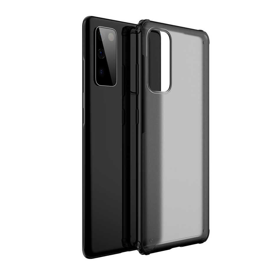 Galaxy Uyumlu S20 FE Kılıf Zore Volks Kapak-Siyah