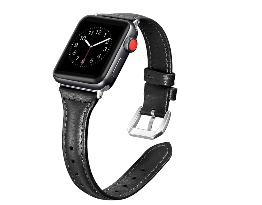 ​​​  Watch 44mm KRD-28 Deri Kordon-Beyaz