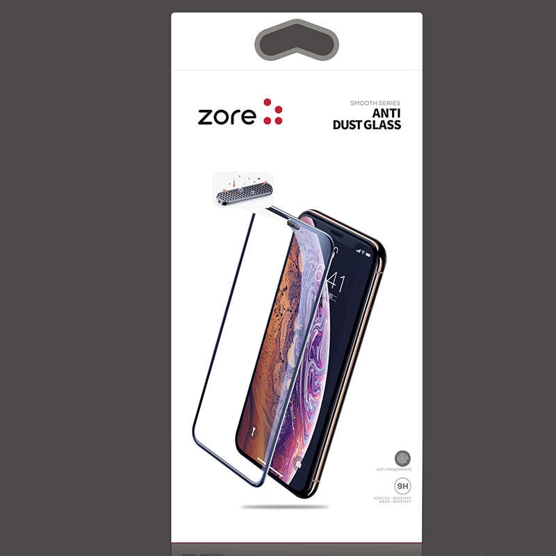 iPhone Uyumlu 12 Pro Zore Toz Korumalı-Dust Temperli Ekran Koruyucu
