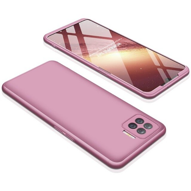 Oppo Reno 4 Lite Kılıf Zore Ays Kapak-Rose gold