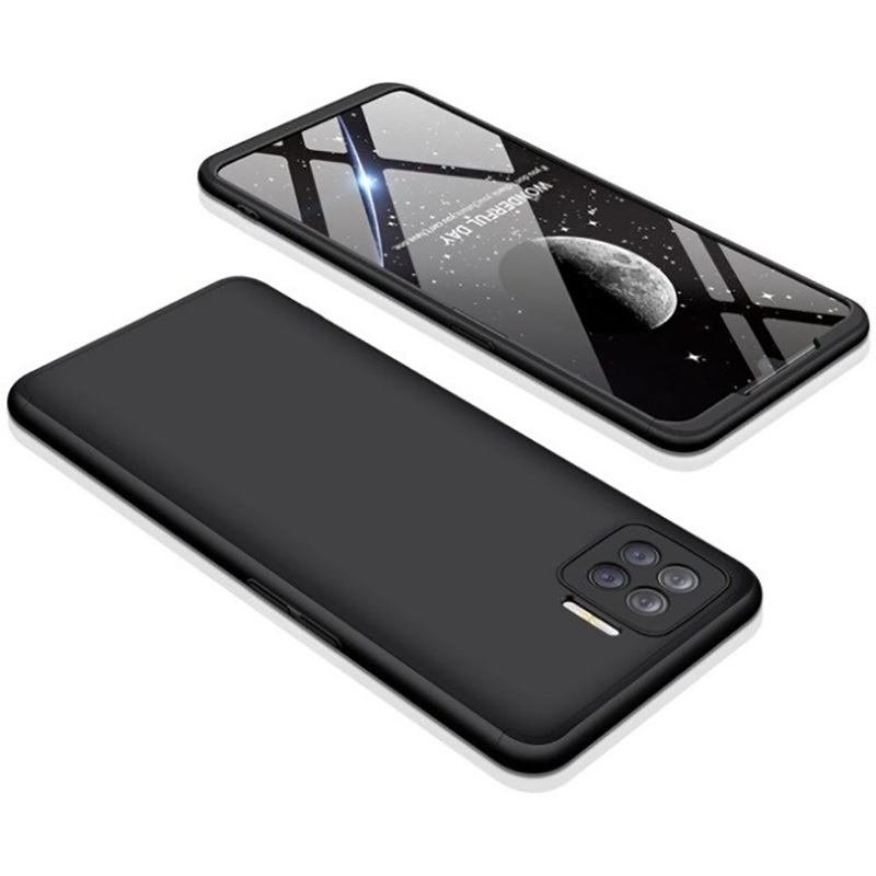 Oppo Reno 4 Lite Kılıf Zore Ays Kapak-Siyah